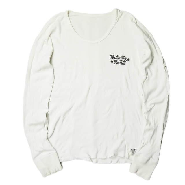 選択 WACKO MARIA LONG SLEEVE T-SHIRT ロゴ 刺繍 aob.adv.br