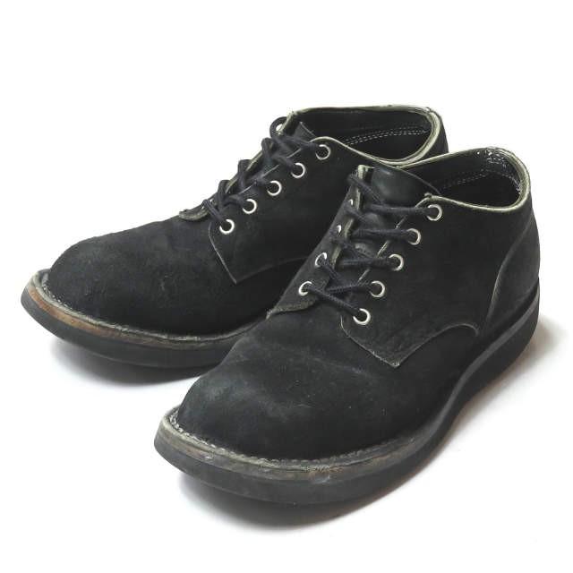 ハソーンブーツ ネペンテス HATHORN BOOTS x NEPENTHES WORK BOOT OXFORD オックスフォードワークブーツ US8.5(26.5cm) ブラック スエード シューズ | 