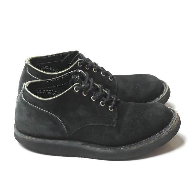 ハソーンブーツ ネペンテス HATHORN BOOTS x NEPENTHES WORK BOOT OXFORD オックスフォードワークブーツ US8.5(26.5cm) ブラック スエード シューズ |  | 03