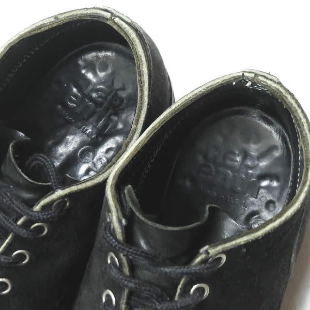 ハソーンブーツ ネペンテス HATHORN BOOTS x NEPENTHES WORK BOOT OXFORD オックスフォードワークブーツ US8.5(26.5cm) ブラック スエード シューズ |  | 08