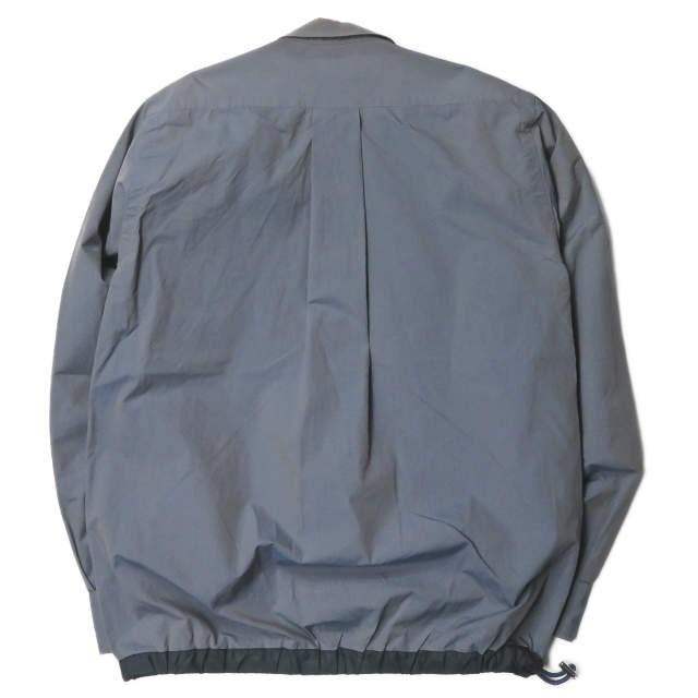 Sacai ドローストリング ネイビー長袖シャツ サイズ1