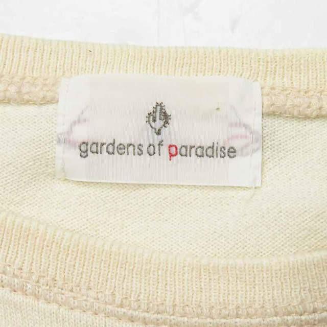 ガーデンズオブパラダイス gardens of paradise 日本製 ボーダーロングスリーブカットソー 1 オフホワイト/ブラック 長袖 Tシャツ トップス |  | 02