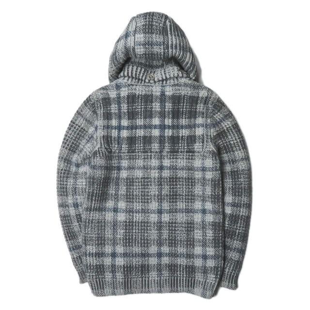 安価 ワタナベ バーク BARK 001316178-0006 ニットダッフルコート イタリア製 ジャケット・アウター