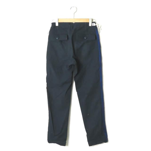 KENNETH FIELD ケネスフィールド CEREMONY TROUSER COTTON RIPSTOP セレモニートラウザーパンツ S ネイビー 側章 サイドライン ☆☆mc59857 |  | 01