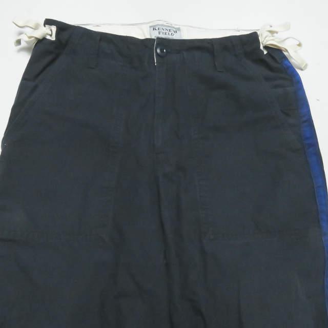 KENNETH FIELD ケネスフィールド CEREMONY TROUSER COTTON RIPSTOP セレモニートラウザーパンツ S ネイビー 側章 サイドライン ☆☆mc59857 |  | 04