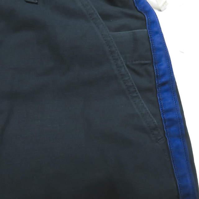 KENNETH FIELD ケネスフィールド CEREMONY TROUSER COTTON RIPSTOP セレモニートラウザーパンツ S ネイビー 側章 サイドライン ☆☆mc59857 |  | 05