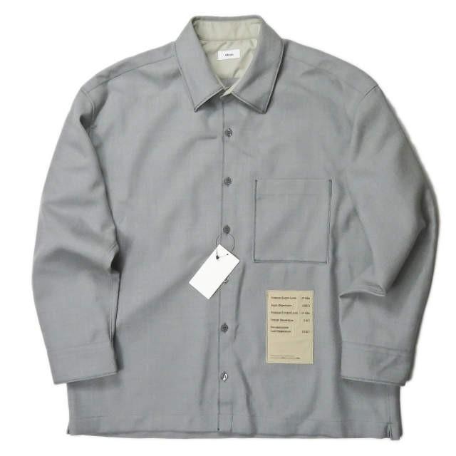 アレッジ ALLEGE 19AW 日本製 Wool Stitch Shirt ウールステッチシャツ