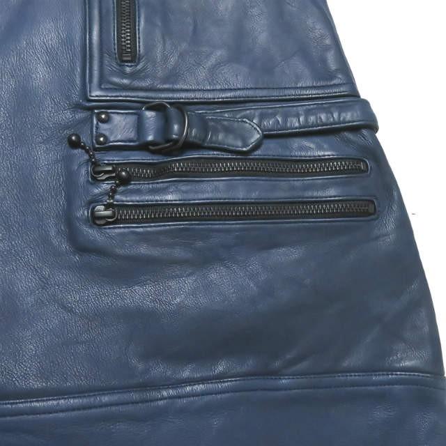 blackmeans レザーショートニッカボッカ　レディース サイズ1 blackmeans レザーショートニッカボッカレディース サイズ1