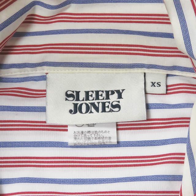 SLEEPY JONES x BEAMS スリーピージョーンズ ビームス 別注 ヘンリーパジャマストライプシャツ 11-11-2371-477 XS ホワイト ☆☆mc59994 |  | 02