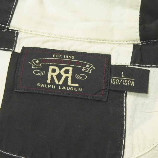 ダブルアールエル RRL S/S PATCHWORK SHIRTS チェッカーフラッグ 