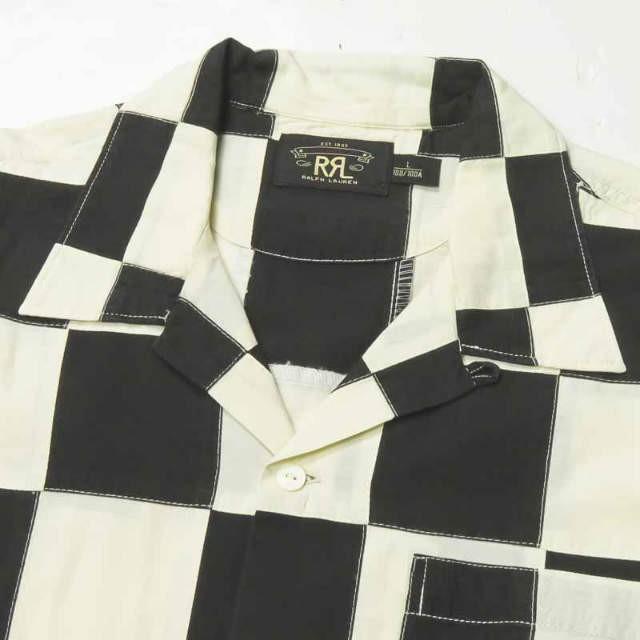 ダブルアールエル RRL S/S PATCHWORK SHIRTS チェッカーフラッグ 