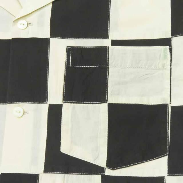 ダブルアールエル RRL S/S PATCHWORK SHIRTS チェッカーフラッグ 