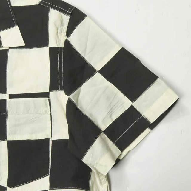 ダブルアールエル RRL S/S PATCHWORK SHIRTS チェッカーフラッグ 