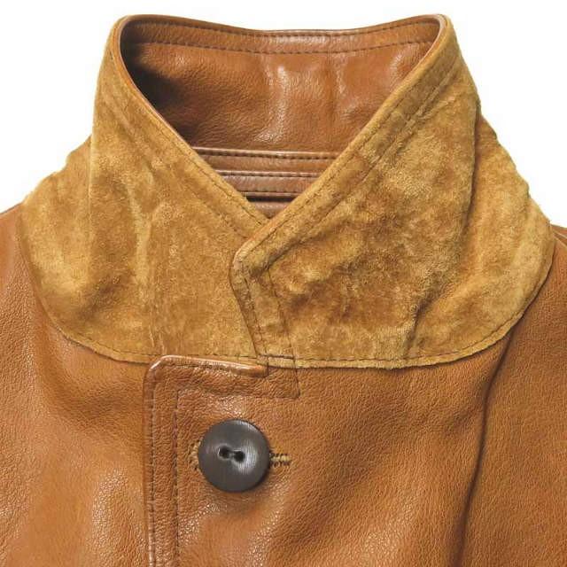 RRL イタリアンレザー バッファローハイド カーコート size S ダブルアールエル RRL BUFFALO HIDE SPORT COAT バッファロー