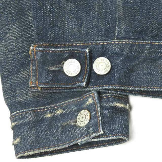 ダブルアールエル　アメリカ製　デニムジャケット　2 ダブルアールエル RRL アメリカ製 TYPE 2 DENIM JACKET CRAZY
