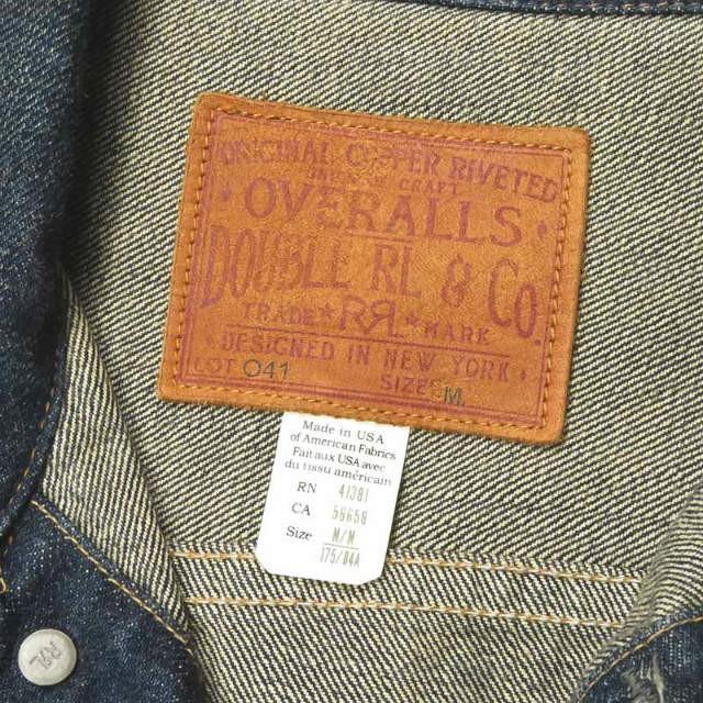 ダブルアールエル RRL アメリカ製 TYPE 2 DENIM JACKET CRAZY HORSE