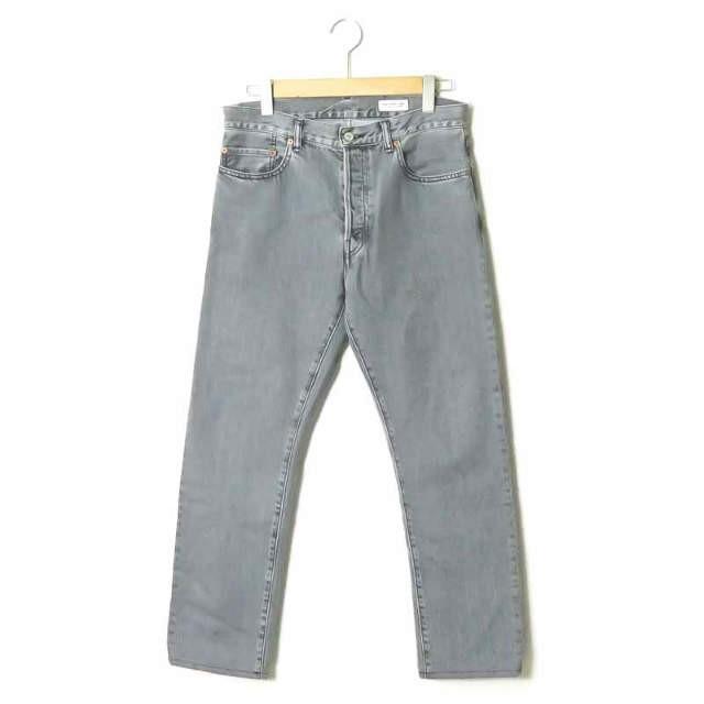 ロンハーマンデニム RON HERMAN DENIM 19SS 日本製 Slim Straight Denim Pants スリムストレートデニムパンツ 2920600193 32 グレー 5ポケット | 