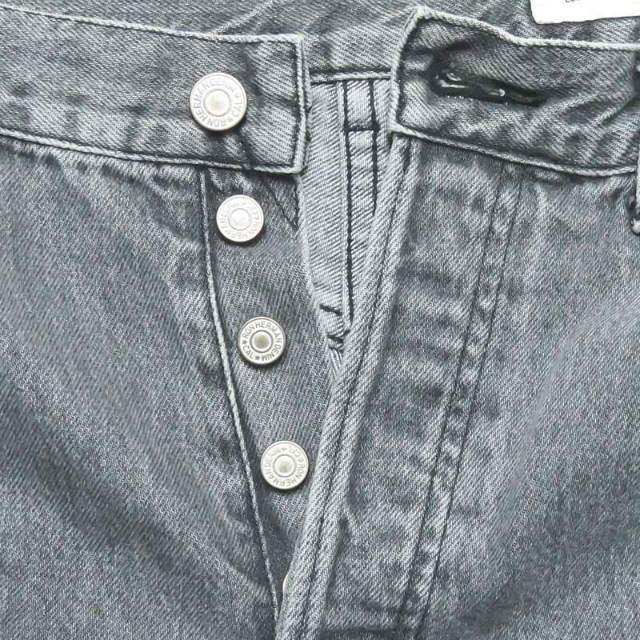 ロンハーマンデニム RON HERMAN DENIM 19SS 日本製 Slim Straight Denim Pants スリムストレートデニムパンツ 2920600193 32 グレー 5ポケット |  | 03