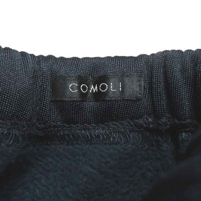 コモリ COMOLI 19AW 日本製 ナイロンコットン裏毛トラックパンツ Q03