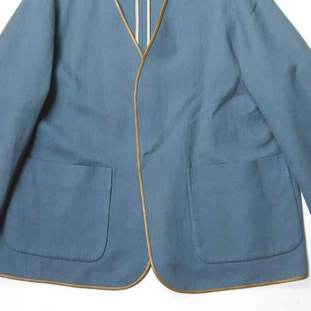 seya. セヤ 18SS 日本製 Sashiko jacket 刺し子ノーカラー seya. セヤ 18SS 日本製 Sashiko jacket 刺し子ノーカラー