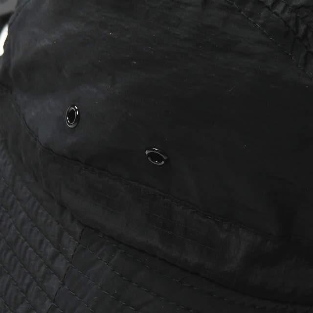 ストーンアイランド STONE ISLAND 19SS ナイロンメタル リップストップ フィッシャーマンズハット 701599755  XL(内周約61-62cm) ブラック 帽子
