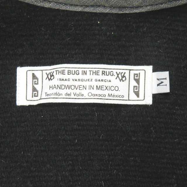 オアハカ oaxaca メキシコ製 RUG VEST ラグベスト M ブラック オアハカ oaxaca メキシコ製 RUG VEST ラグベスト M ブラック