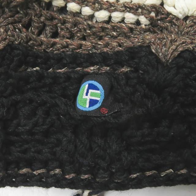 リーガフェリス Liga Feliz ハンドメイドヘアーバンド フリー オフホワイト/ブラウン/ブラック 1点物 帽子 |  | 02