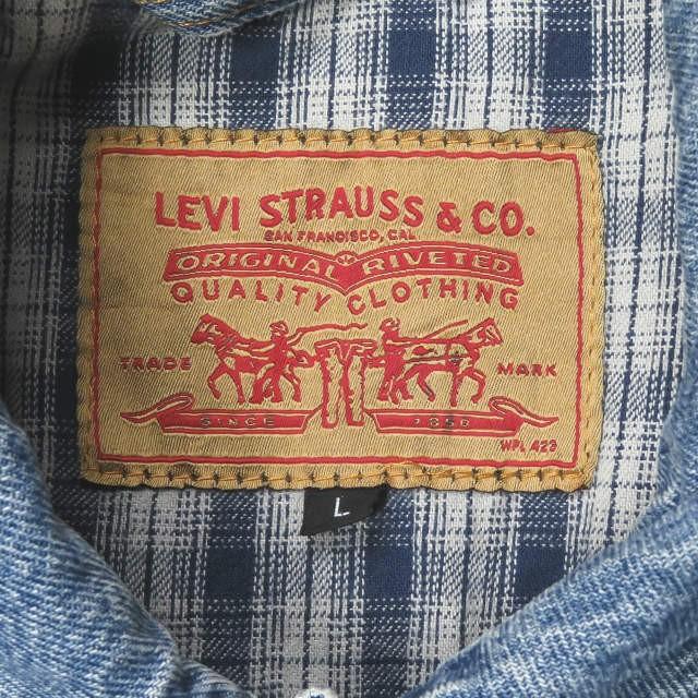 リーバイス Levi's アメリカ製 チェックライナー 3rd デニム