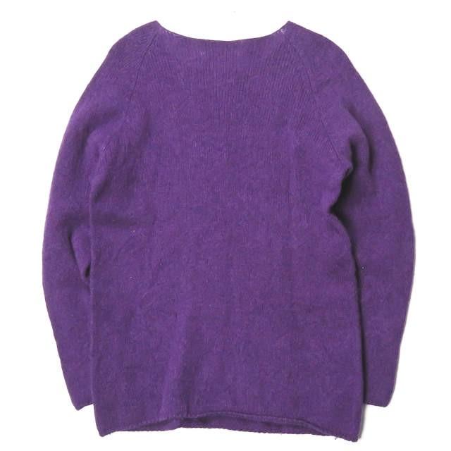 ノアイースターリー NOR' EASTERLY スコットランド製 CREW NECK SWEATER シェットランドウール クルーネックニット 40 パープル セーター トップス |  | 01