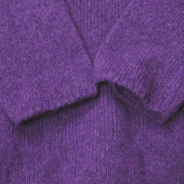 ノアイースターリー NOR' EASTERLY スコットランド製 CREW NECK SWEATER シェットランドウール クルーネックニット 40 パープル セーター トップス |  | 05