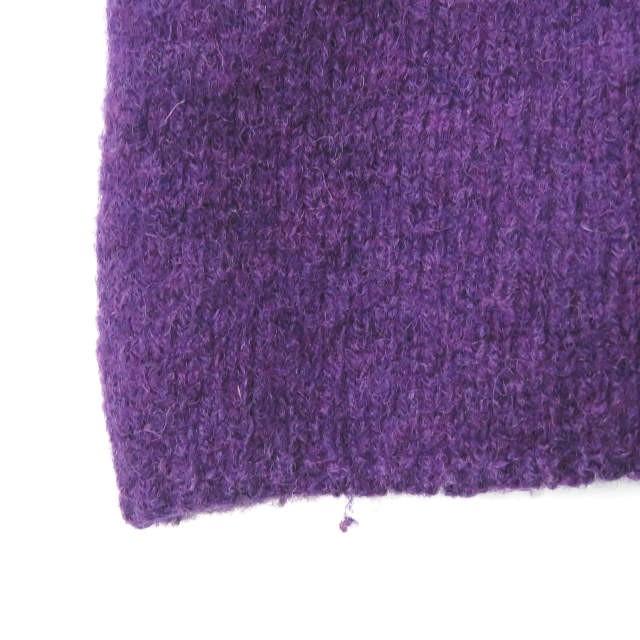 ノアイースターリー NOR' EASTERLY スコットランド製 CREW NECK SWEATER シェットランドウール クルーネックニット 40 パープル セーター トップス |  | 06