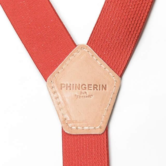フィンガリン PHINGERIN 日本製 SUSPENDERS サスペンダー PD-172-WA-051 オレンジ ベルト |  | 01