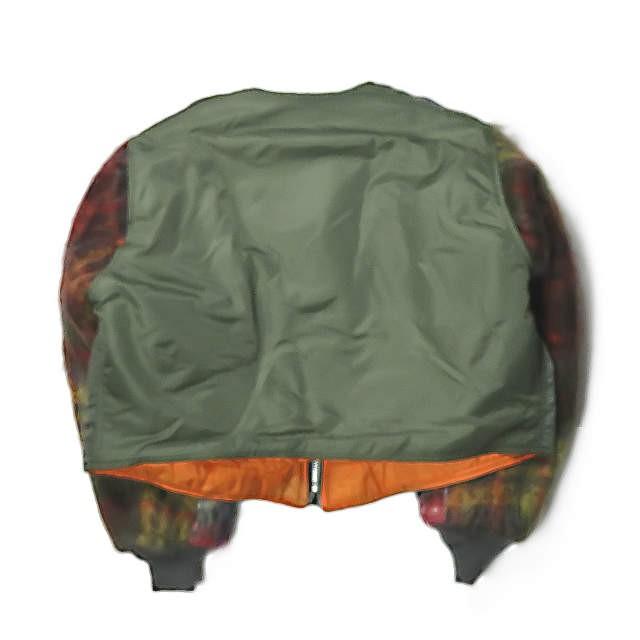 インク ink PERK4周年記念 リメイクニットスリーブジャケット フリー カーキ MA-1 フライトジャケット ドッキング アウター |  | 01