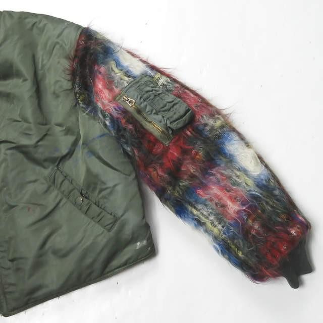 インク ink PERK4周年記念 リメイクニットスリーブジャケット フリー カーキ MA-1 フライトジャケット ドッキング アウター |  | 04