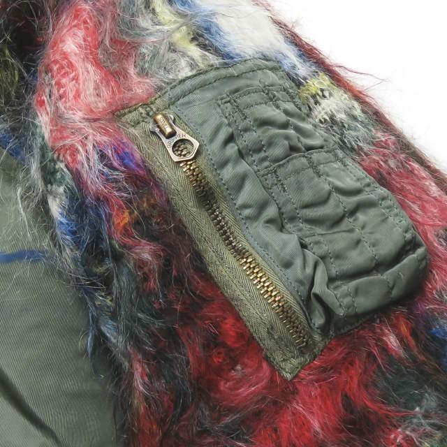 インク ink PERK4周年記念 リメイクニットスリーブジャケット フリー カーキ MA-1 フライトジャケット ドッキング アウター |  | 05