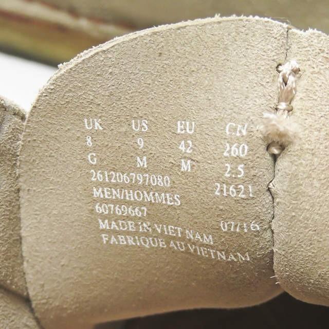 クラークス ビームス Clarks x BEAMS 別注 40周年記念 Desert Trek Hi デザートトレック ハイ UK8(26cm) ベージュ チャッカ ハイカット スエード |  | 12