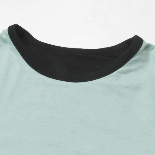 フィンガリン PHINGERIN 17SS 日本製 JEANS DOUBLE SIDED TEE リバーシブルTシャツ PD-171-JCS-061 L ミント/ブラック 半袖 カットソー トップス |  | 06