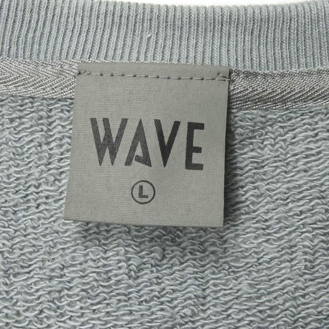 ウェイブ WAVE 19SS 日本製 LOGO SWEAT ロゴプリントクルーネック