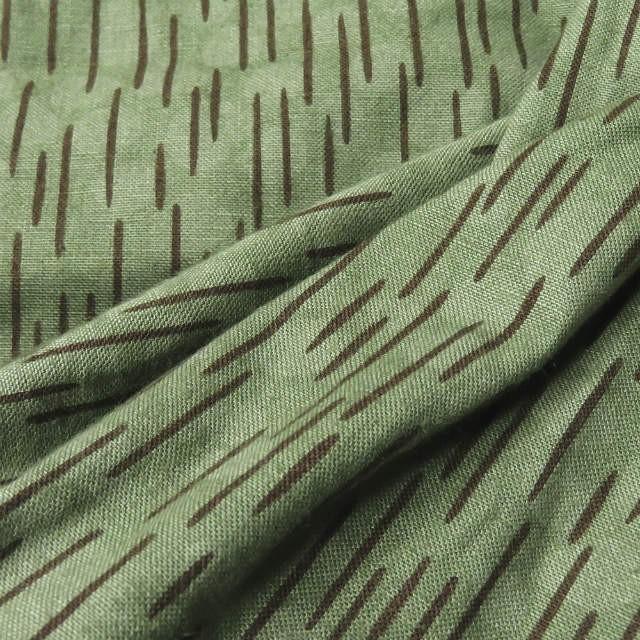 ネセサリーオアアンネセサリー Necessary or unnecessary 19SS 日本製 ITALY レインカモワークシャツ 2 カーキ 長袖 NOUN トップス |  | 04