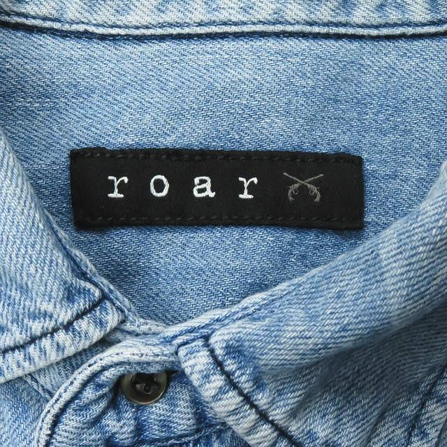 ロアー roar x DISKAH 17SS 別注 日本製 GRAFFITI PRINT DENIM SHIRT 