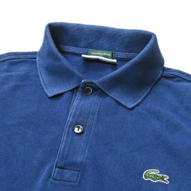 ラコステ LACOSTE 日本製 ロゴ刺繍 鹿の子ポロシャツ PH300P 3