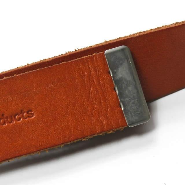 コモノリプロダクツ COMMONO reproducts 日本製 G.I ベルト FREE ブラウン レザー ガチャベルト |  | 03