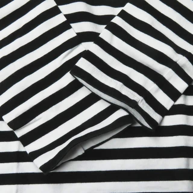 トップス archive agnes b. border long sleeve tee 細ボーダー コットン 長袖 Tシャツ 