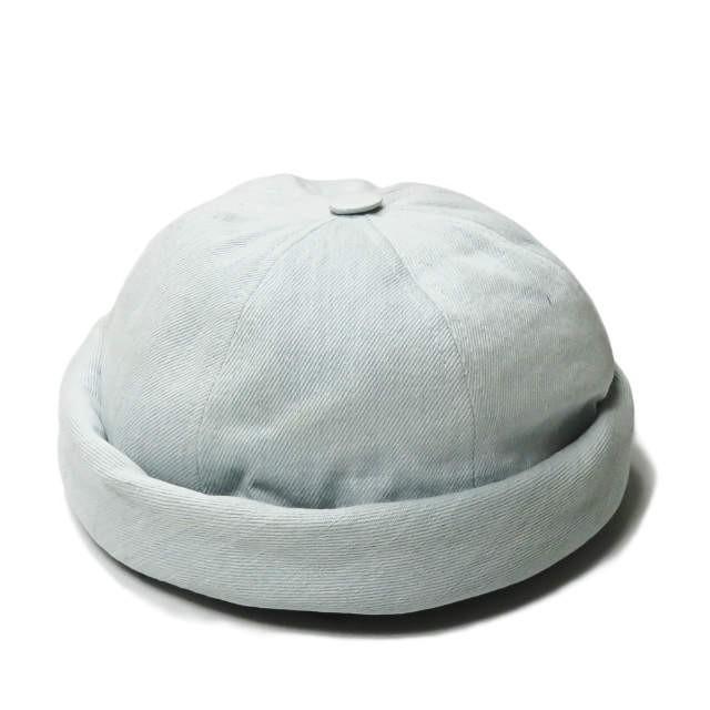 ベトンシレ BETON CIRE フランス製 MIKI デニムフィッシャーマンキャップ フリー ブルー マリンキャップ 帽子 | 