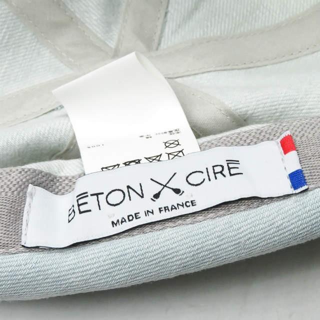 ベトンシレ BETON CIRE フランス製 MIKI デニムフィッシャーマンキャップ フリー ブルー マリンキャップ 帽子 |  | 02