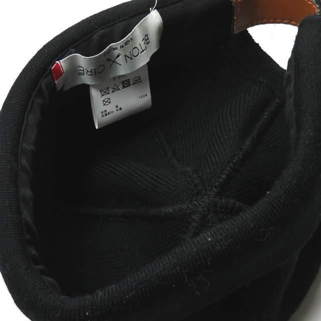 ベトンシレ BETON CIRE フランス製 MIKI WOOL ウールフィッシャーマンキャップ フリー ブラック マリンキャップ 帽子 |  | 07