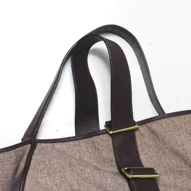 the dilettante x TACASi ザ・ディレッタント タキャシ 別注 レザー切り替え ビッグショルダーバッグ ベージュ バスケット ☆☆mc61060 |  | 04