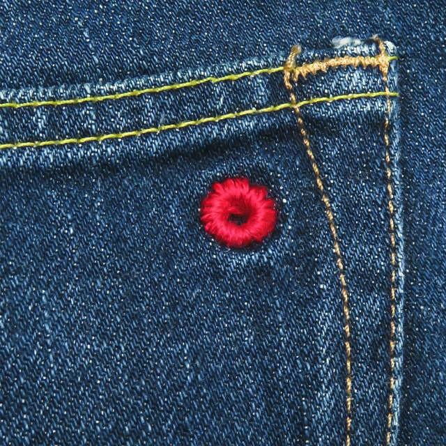 カトー KATO 日本製 セルビッチ5Pデニムパンツ 29 ネイビー ボタンフライ 赤耳 インディゴ テーパード ボトムス |  | 09