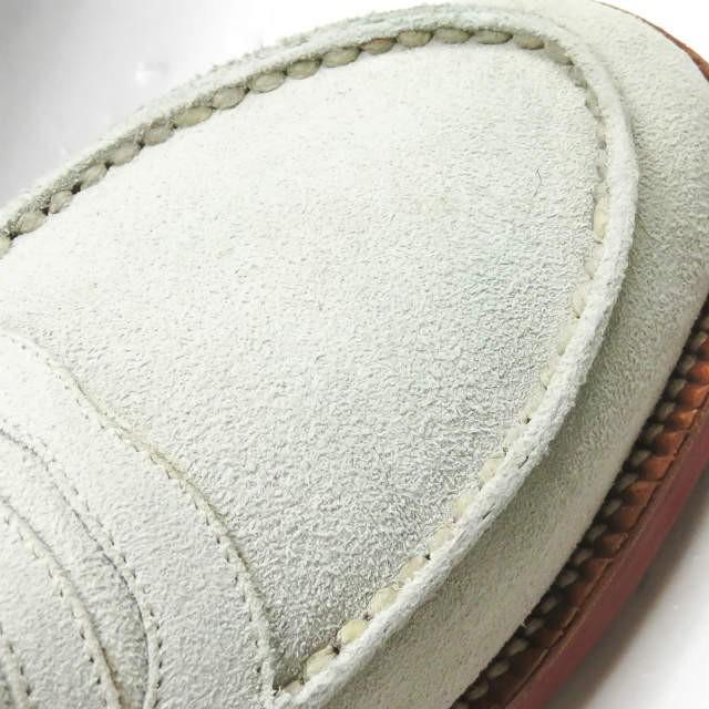 ユケテン YUKETEN 50's LOAFER スエードローファー US8D(26cm) ホワイト ブリックソール シューズ |  | 12