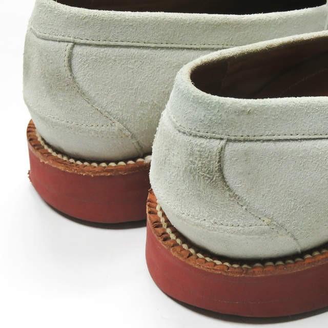 ユケテン YUKETEN 50's LOAFER スエードローファー US8D(26cm) ホワイト ブリックソール シューズ |  | 13